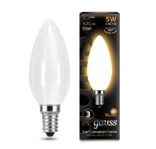 Лампа Gauss LED 103201105 Filament Candle OPAL E14 5W 2700К
