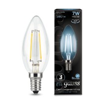 Лампа Gauss LED 103801207 Filament Candle E14 7W 4100К