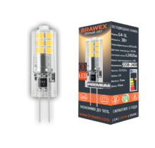 Светодиодная лампа BRAWEX G4 3Вт 3000k
