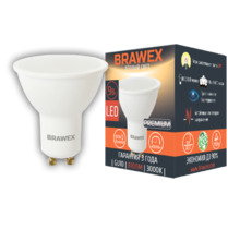 Светодиодная лампа BRAWEX MR16 GU10 9Вт 3000k