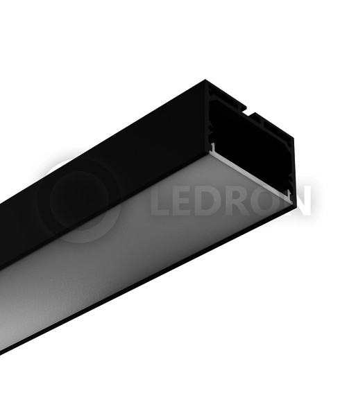 Накладной профиль для светодиодных лент 49x32x2500 Black