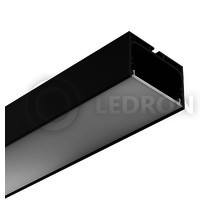 Накладной профиль для светодиодных лент 49x32x2500 Black
