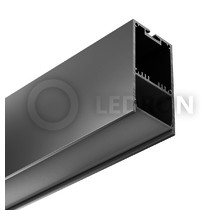 Накладной профиль для светодиодных лент 36x67x2500 Alum