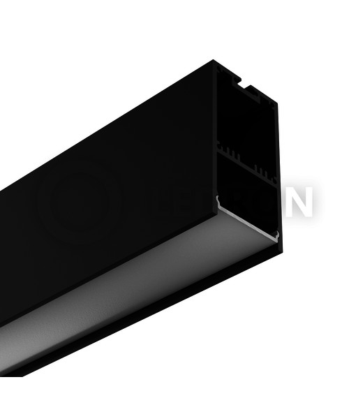 Накладной профиль для светодиодных лент 36x67x2500 Black