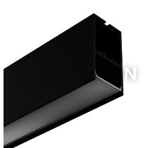 Накладной профиль для светодиодных лент 36x67x2500 Black