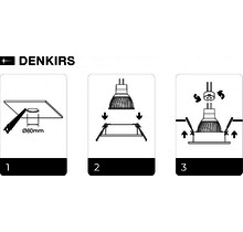 Встраиваемый светильник Denkirs DK3020-WH