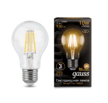 Лампа Gauss LED 102802110 Filament A60 E27 10W 2700К