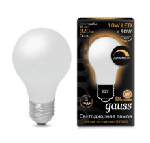 Диммируемая лампа Gauss 102202110-D шар 10w E27 2700к