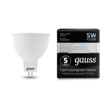 Диммируемая лампа Gauss 101505205-D 5w GU5.3 4100к