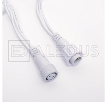 Бахрома (Айсикл) ALEDUS 3x0.5 м, белый провод, каучук (резина), теплый белый, с мерцанием