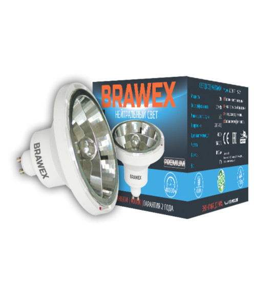 Светодиодная лампа BRAWEX AR111 GU10 12Вт 4000k