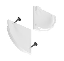 Комплект заглушек для углового профиля 3030-Z White