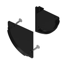 Комплект заглушек для углового профиля 3030-Z Black
