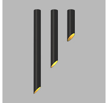 Накладной светодиодный светильник SLC78008-7W-50см Black-Gold