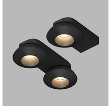 Накладной светодиодный светильник KRIS SLIM 2 Black.