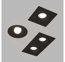 Светодиодный поворотный светильник LD0030 Black 10W 3000k