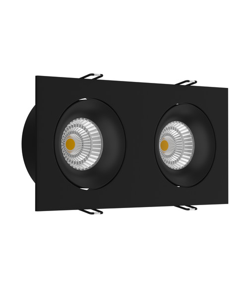 Светодиодный поворотный светильник LD0032 Black 20W 3000k