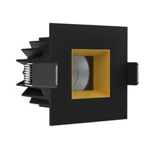 Светодиодный светильник FAST TOP SQ MINI Black-Gold 9.2W 3000k