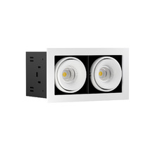 Светодиодный поворотный светильник ON-202-9W White-Black 18.4W 3000k