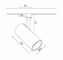 Трековый светильник TSU0509 Black