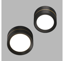 Накладной светодиодный светильник BARREL Black.
