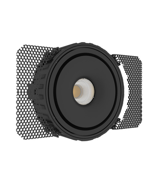 Светильник LED поворотный под шпаклевку ORBITA STRONG Black 15W 3000k
