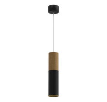 Снят с произв. Замена TRIAC Подвесной светодиодный светильник LeDron SLC7391/7W-PB Black-Gold Wooden