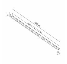 Светильник с сотами Sagi style 568 White-Gold 3000K