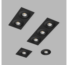 Светильник поворотный под сменную лампу Ledron AO1501006 SQ2 Black