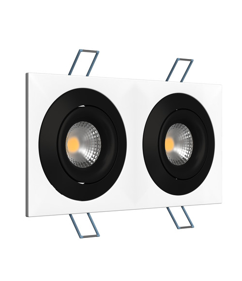 Светильник поворотный под сменную лампу Ledron AO1501006 SQ2 White-Black