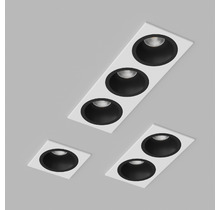 Светильник встраиваемый AO1501010 SQ White-Black.