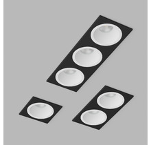 Светильник встраиваемый AO1501009 SQ Black-White.
