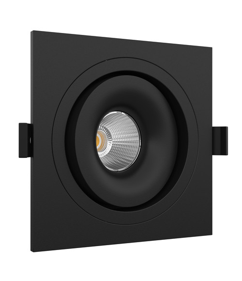 Встраиваемый светодиодный светильник MJ1006 SQ Black.