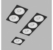 Встраиваемый светодиодный светильник MJ1006 SQ3 Black-White.