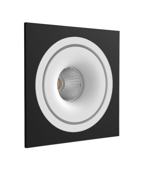 Встраиваемый светодиодный светильник LH10 SQ Black-White 3000K.