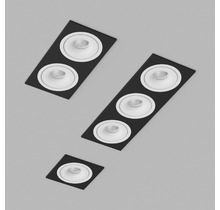 Встраиваемый светодиодный светильник LH10 SQ3 Black-White.