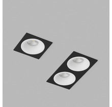 Встраиваемый светильник под сменную лампу MJ1003 SQ2 Black-White.
