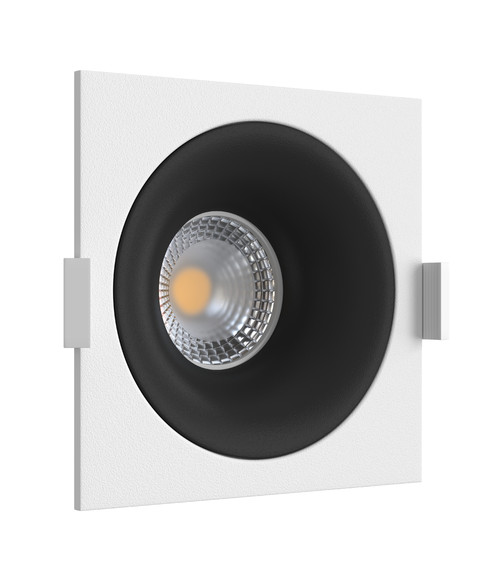 Встраиваемый светильник под сменную лампу MJ1003 SQ White-Black.