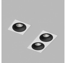Встраиваемый светильник под сменную лампу MJ1003 SQ2 White-Black.
