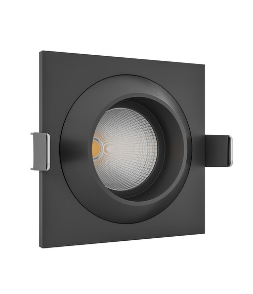 Встраиваемый светодиодный светильник GIZA MINI SQ Black.