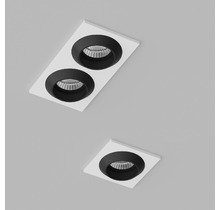 Встраиваемый светодиодный светильник GIZA MINI SQ White-Black.