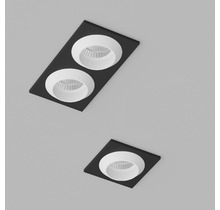 Встраиваемый светодиодный светильник GIZA MINI SQ2 Black-White.