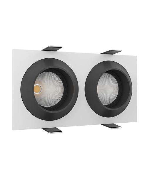 Встраиваемый светодиодный светильник GIZA MINI SQ2 White-Black.