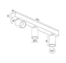 SAGITONY E3 S60 Dim Black-White
