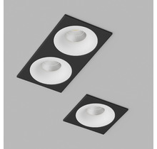 Встраиваемый светодиодный светильник LOFT SQ2 Black-White.