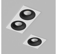 Встраиваемый светодиодный светильник LOFT SQ2 White-Black.