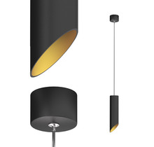 SLC78008-7W-25-P Black-Gold