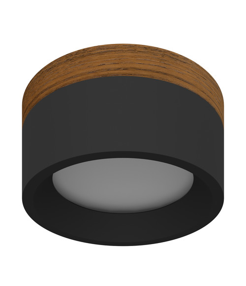 Накладной светодиодный светильник SUITABLE LARGE Wooden Black