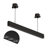 Подвесной светильник Sagi style 585 Basic Black-Silver 4000K