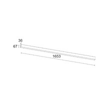 Накладной светильник LINE GULAR 1653 White 4000K